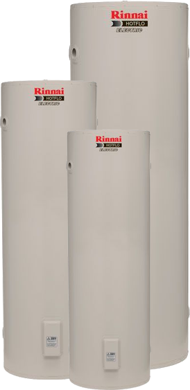 Rinnai Hotflo electric Storage 80L, 125, 160L, 250L, 315L and 400L