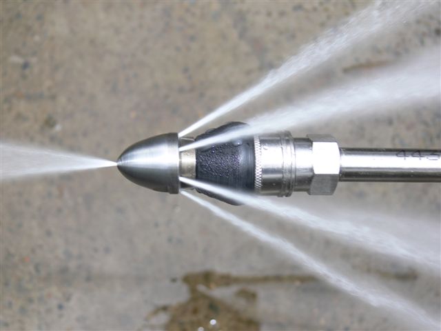 Water Jet Blocked Drain