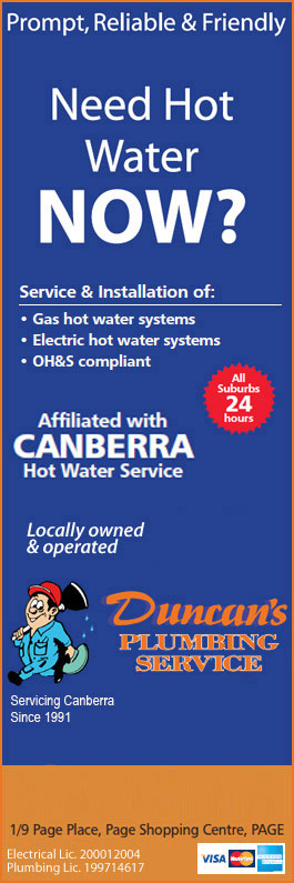 plumbers in canberra